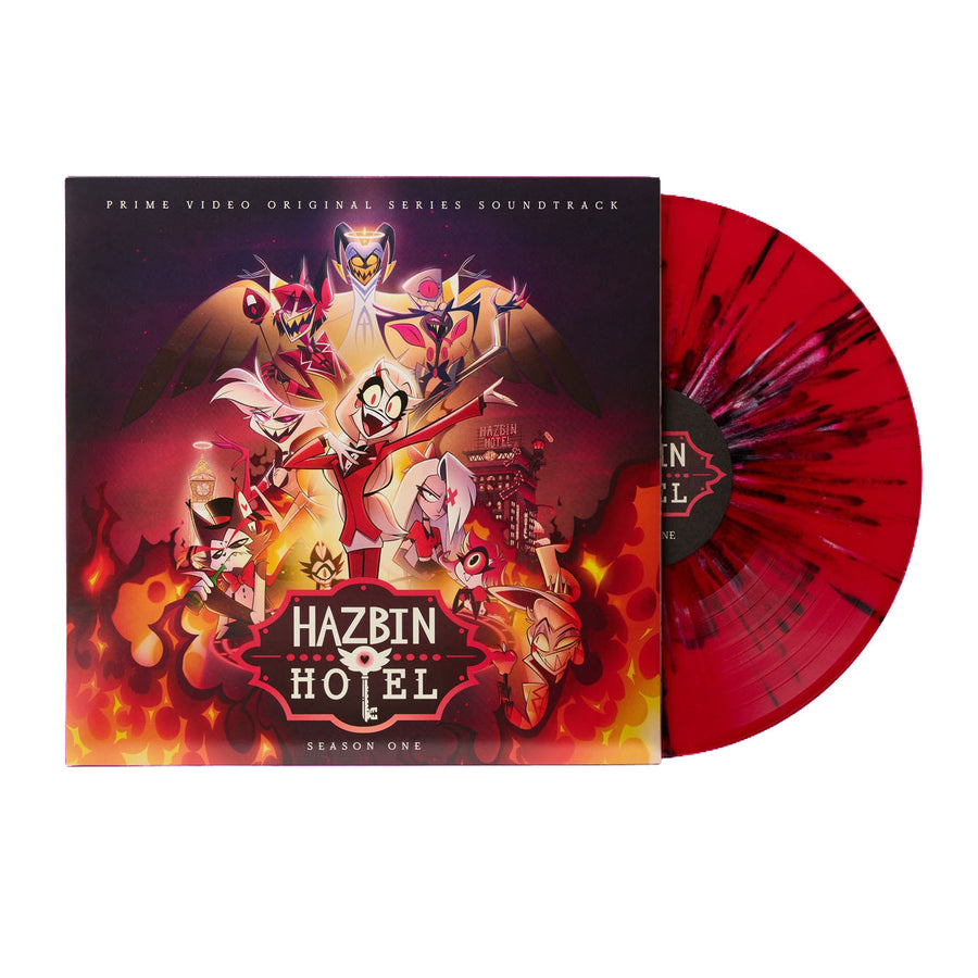 Hazbin Hotel One Original Series Soundtrack Radio Demon Red with Black Splatter Vinyl LP