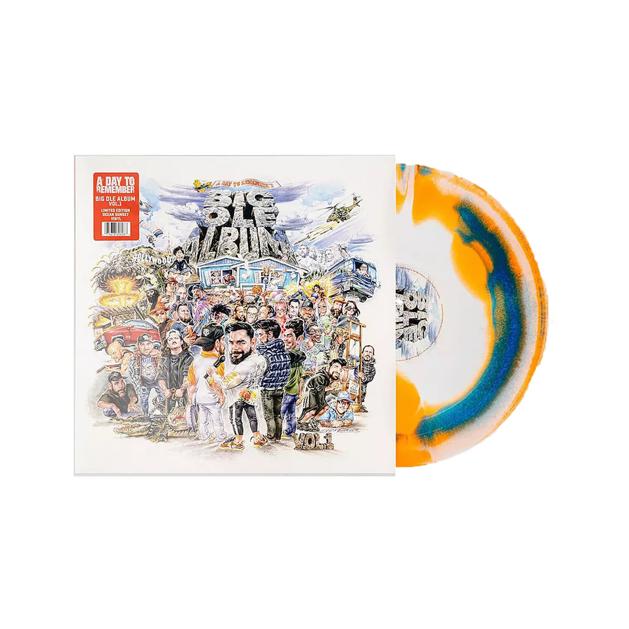 A Day To Remember - Big Ole Album Volume 1 Limited Ocean Sunset LP Vinyl Record