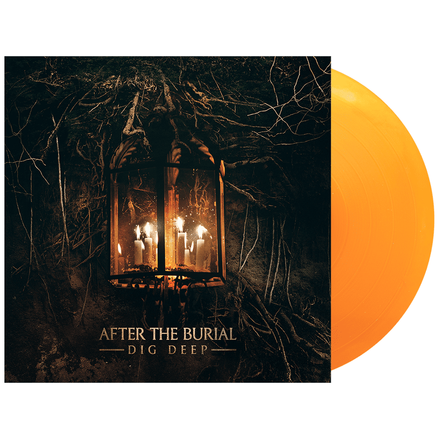 After The Burial - Dig Deep Exclusive Ultra Clear & Orange Color Vinyl LP Limited Edition #750 Copies