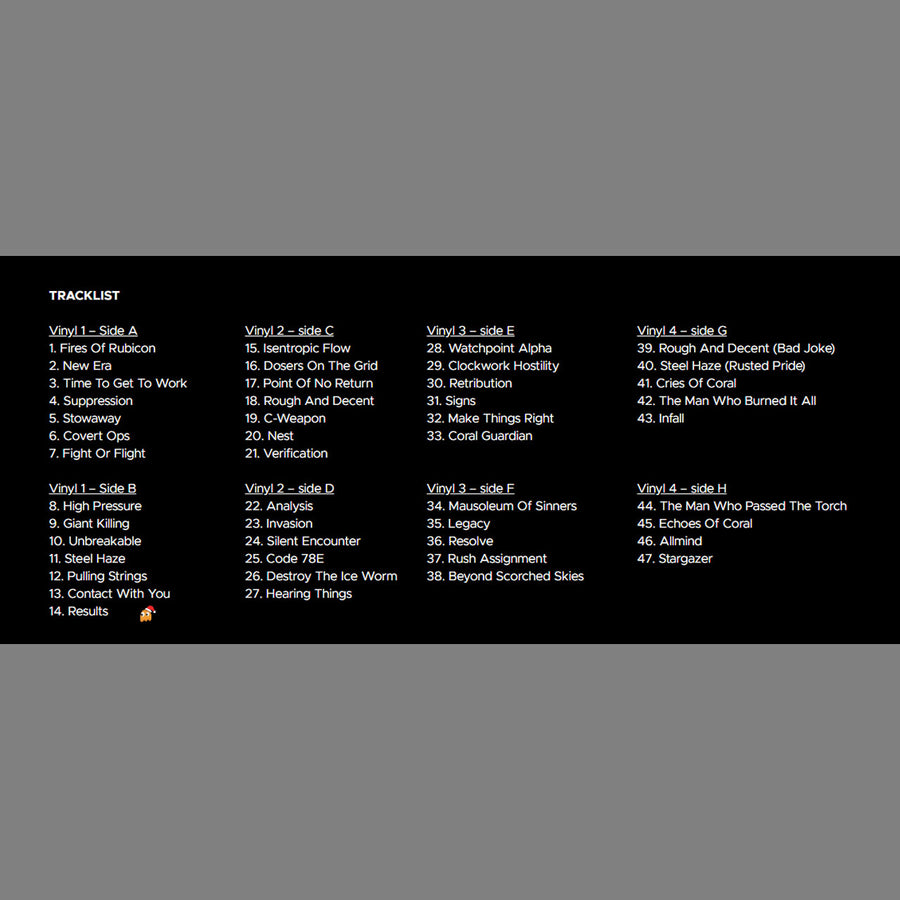 Armored Core VI - Fires of Rubicon Original Soundtrack Exclusive 4xLP Vinyl Record