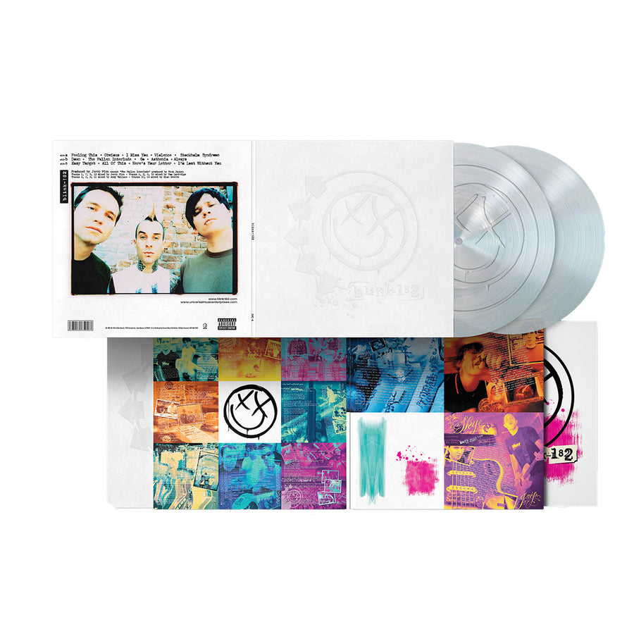 Blink 182 - Blink-182 Exclusive IVC Edition White 2xLP Vinyl with Embosed Cover
