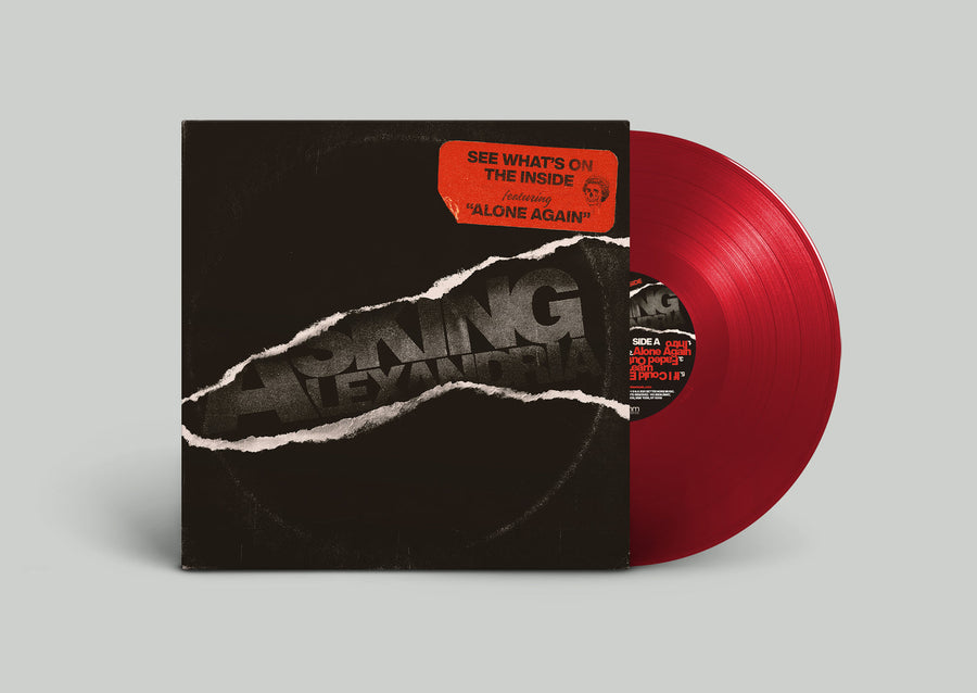 Asking Alexandria - See What's on The Inside Exclusive Limited Translucent Red Color Signed Vinyl LP