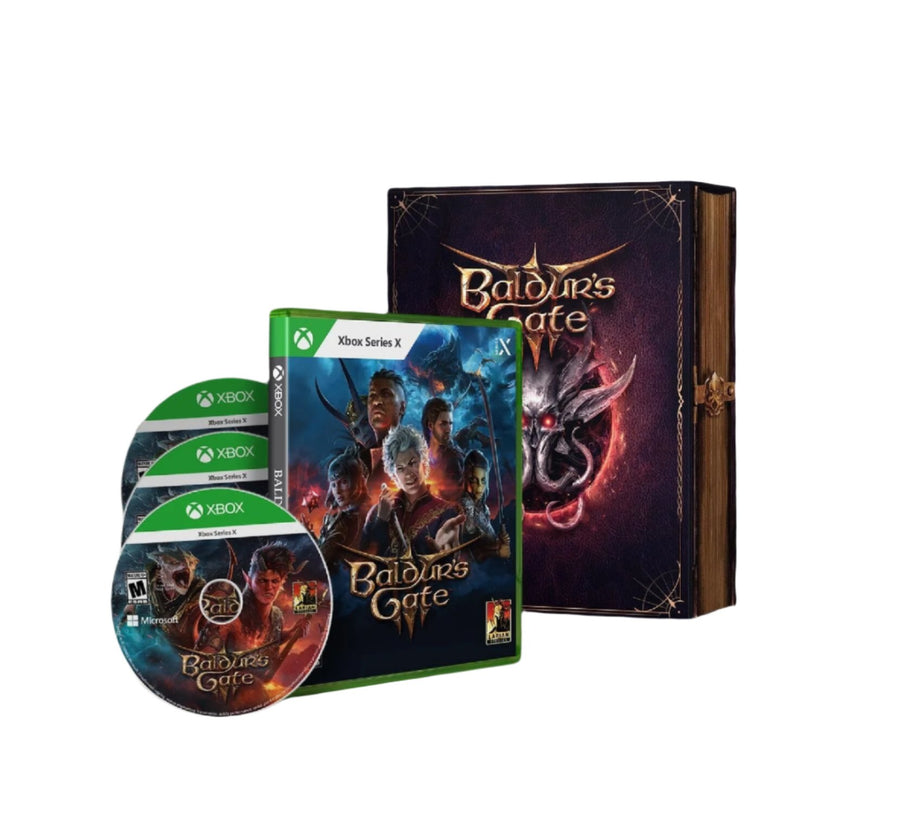 Baldur’s Gate 3 - Deluxe Edition Video Game Xbox Edition with Stickers & Soundtrack