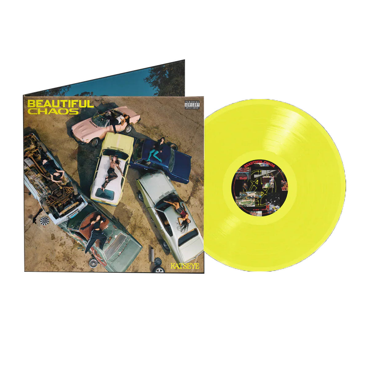 KATSEYE - Beautiful Chaos Exclusive Limited Lemon Jelly Color