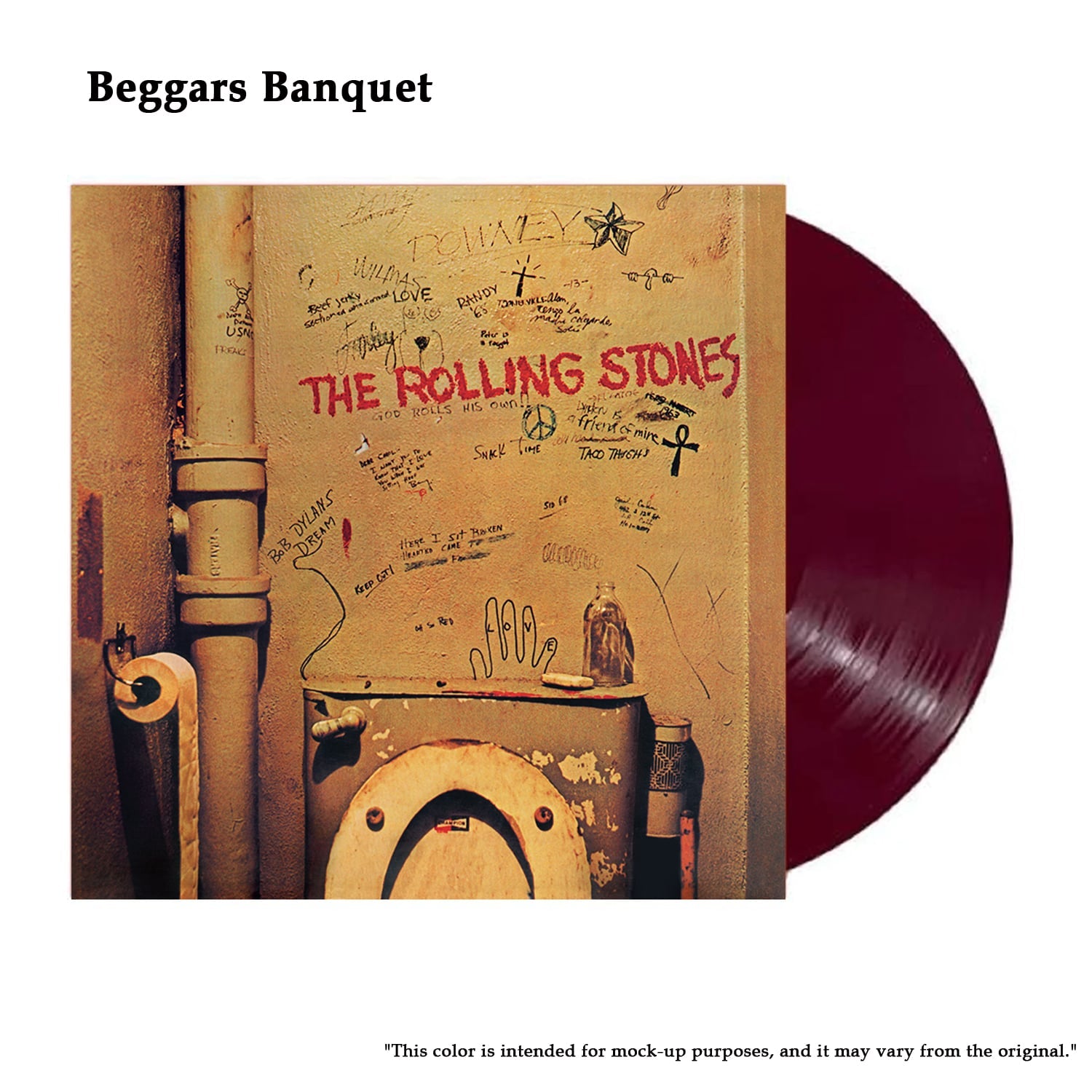 The Rolling Stones - Beggars Banquet Exclusive Maroon Color Vinyl