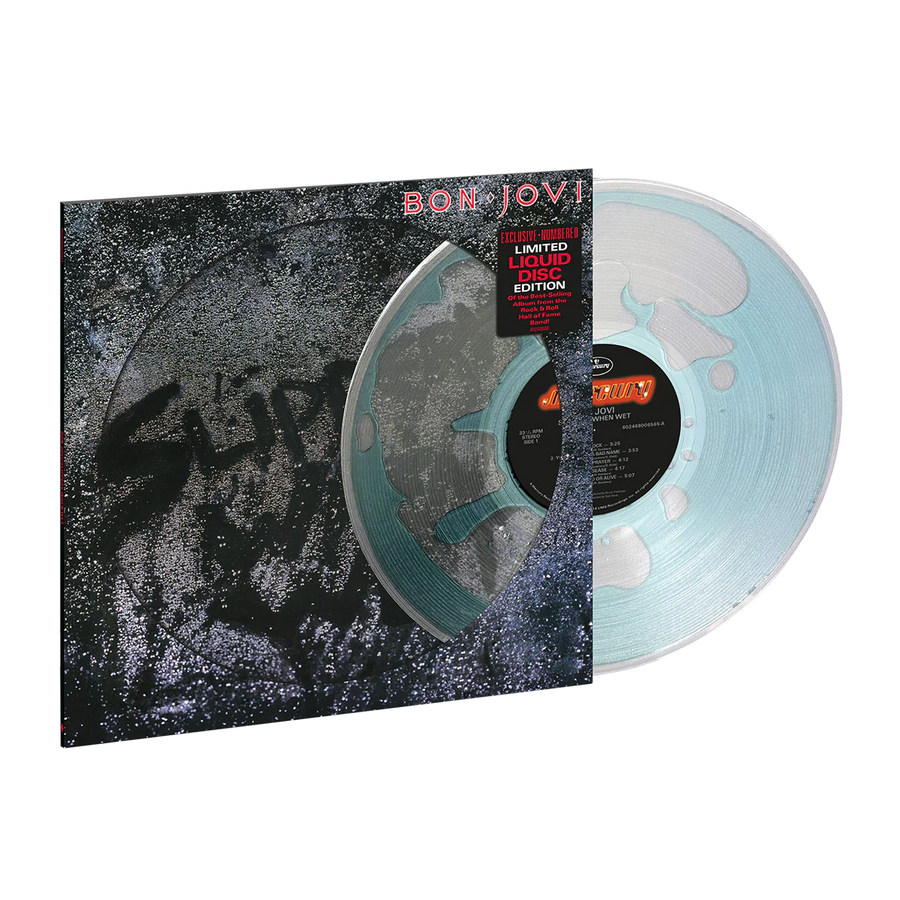 Bon Jovi - Slippery When Wet Exclusive Limited Edition Water Filled Vinyl LP Record