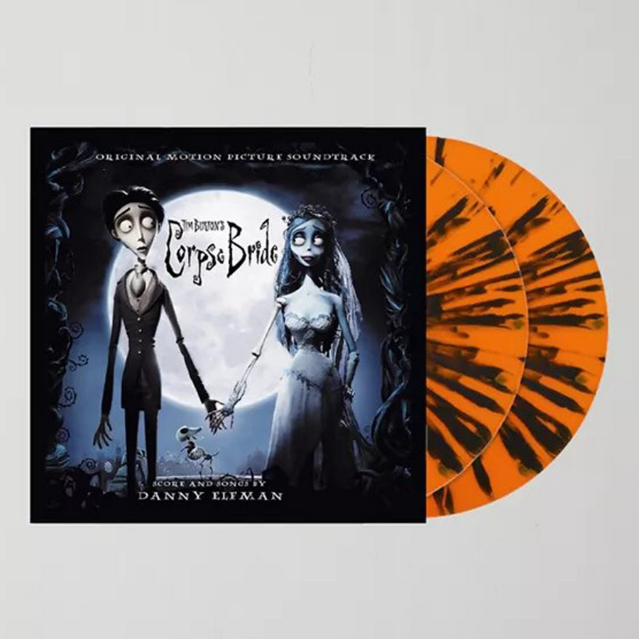 Danny Elfman - Corpse Bride (Original Motion Picture Soundtrack) Exclusive Pumpkin Splatter Vinyl 2LP