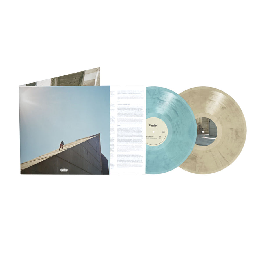 Daniel Caesar - Freudian Exclusive Turquoise and Brown Marble 2LP Vinyl