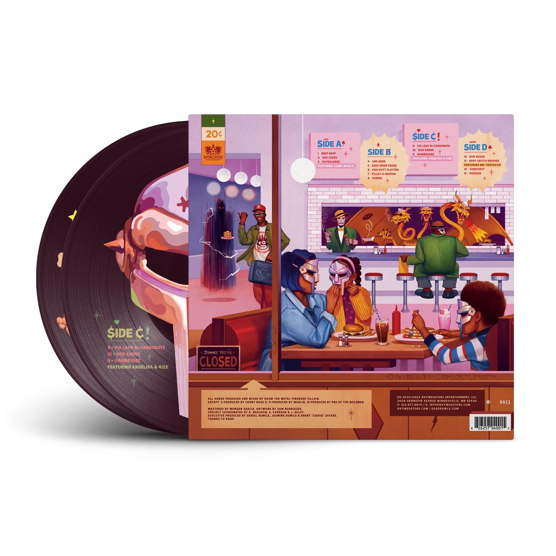 MF Doom MM..Food 20th Anniversary Edition Picture Disc Vinyl 2LP