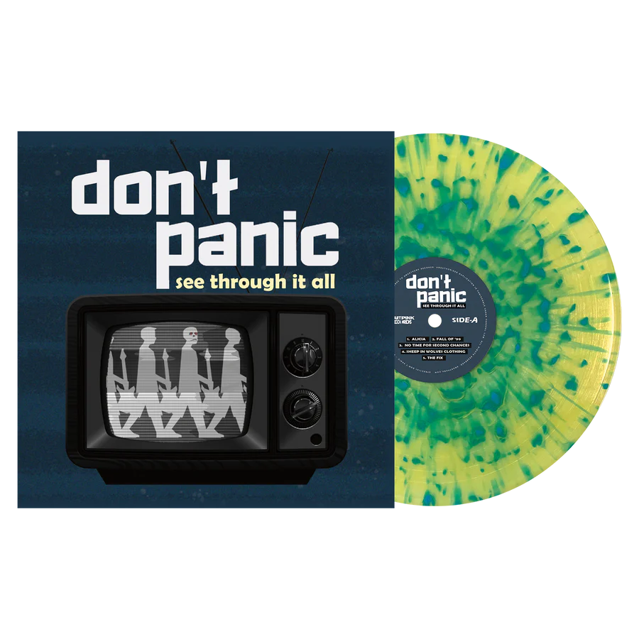 Don't Panic - See Through It All Exclusive Limited Pineapple/Sky Blue Splatter Color Vinyl LP