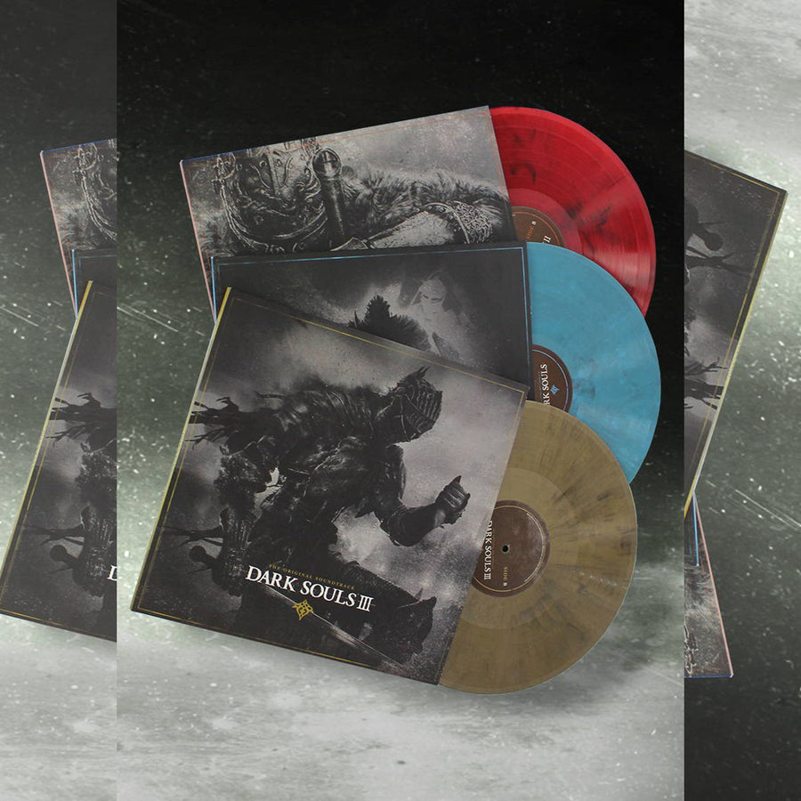 Dark Souls The Vinyl Trilogy Collection Bundle Exclusive Colored Vinyl 9xLP Original Game Soundtrack