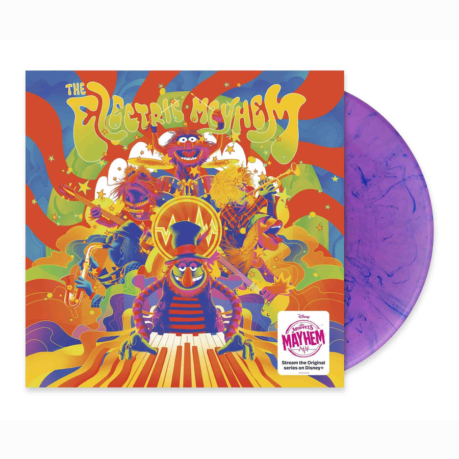Dr. Teeth And The Electric Mayhem Translucent Electric Purple With Blue Swirl Colored Vinyl LP