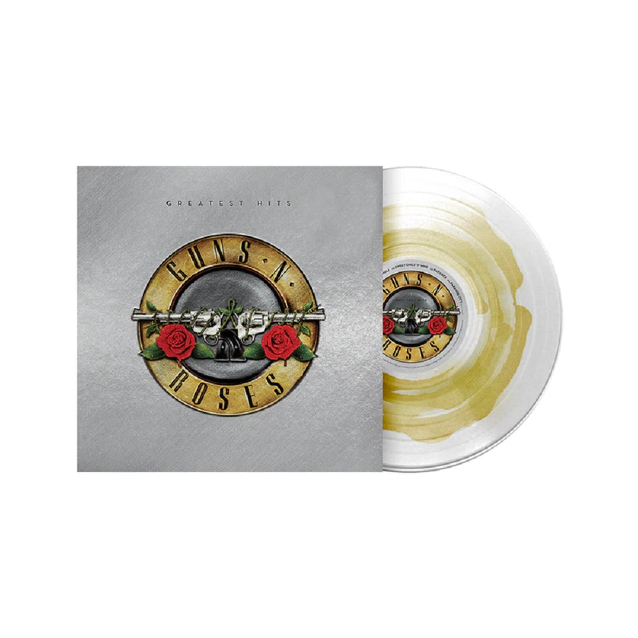 Guns N' Roses - Greatest Hits Exclusive Clear Metallic Gold Color-In-Color Effec Numbered Color Vinyl LP