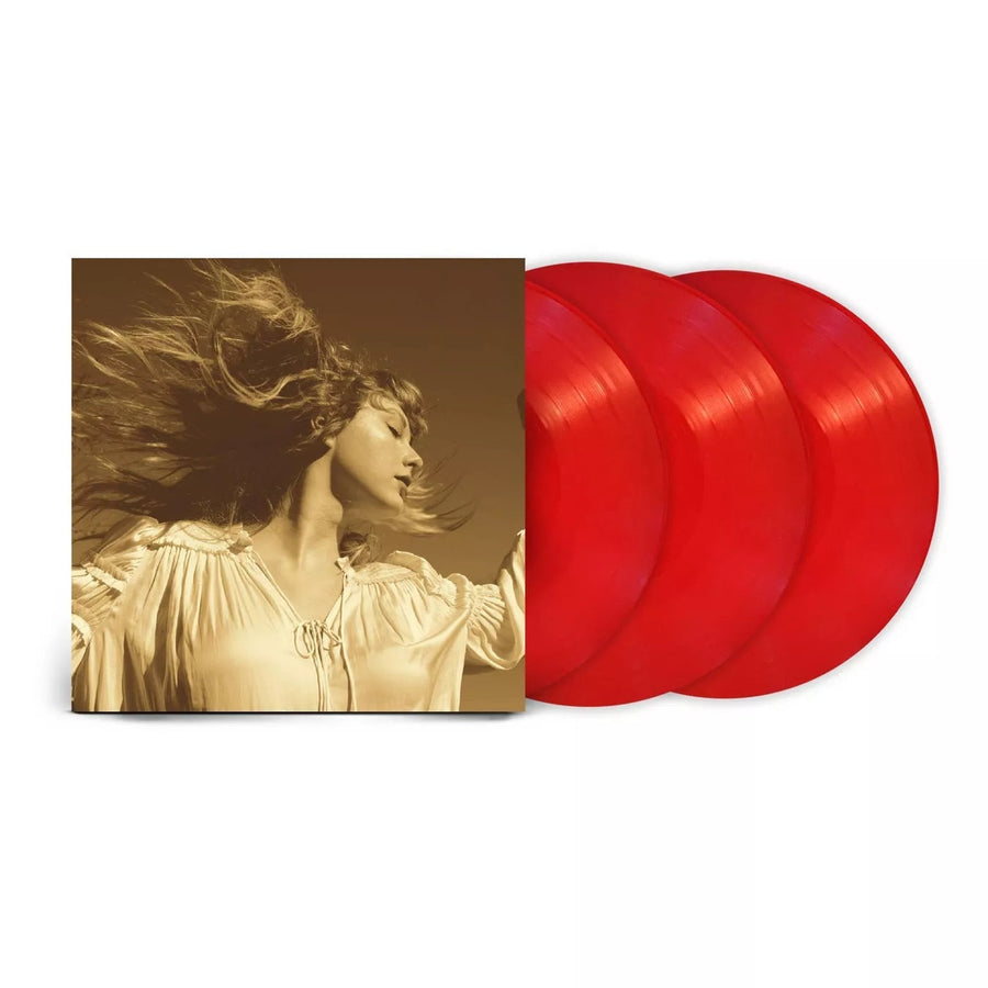 Taylor Swift - Fearless (Taylors Version) Exclusive Red Vinyl 3LP with Taylor Swift A Little Golden Book Biography Picture Book