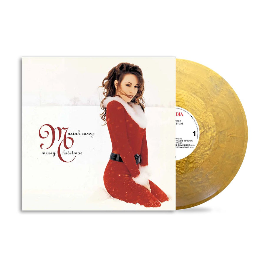 Mariah Carey - Merry Christmas Metallic Gold Vinyl LP + Numbered (Spotify Exclusive)