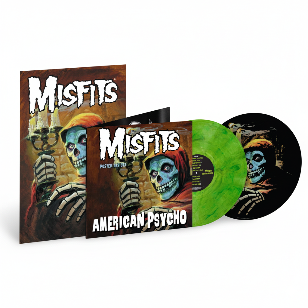 Misfits - American Psycho Exclusive Glow-In-The-Dark Vinyl LP IVC