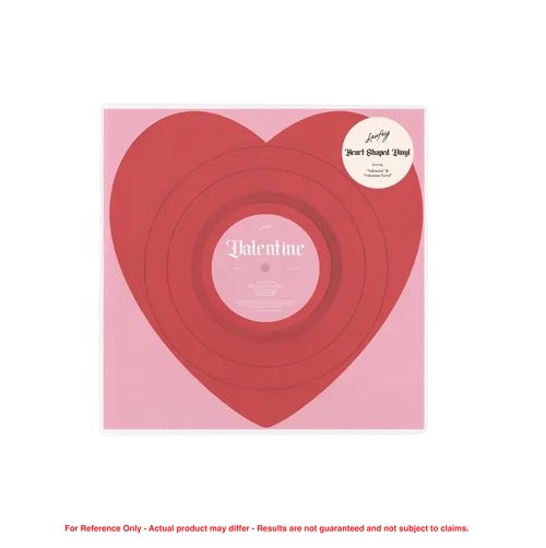 Laufey - Valentine Red Heart Shaped Vinyl Single Record Limited edition