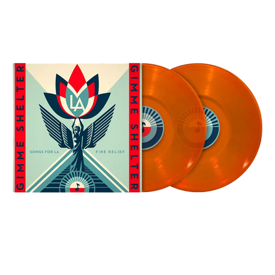 Gimme Shelter: Songs For LA Fire Relief Exclusive Opaque Orange Vinyl 2LP