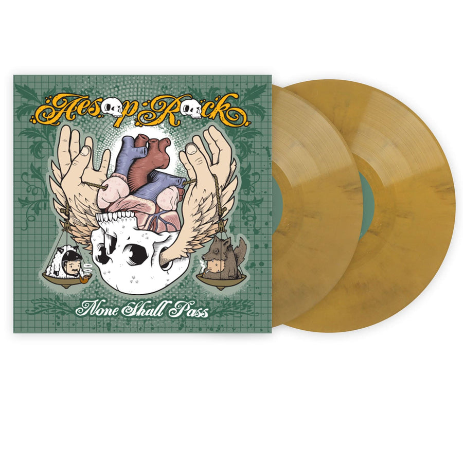 Aesop Rock - None Shall Pass Exclusive VMP Club Edition Gold and Black Marble Colored Vinyl 2LP ROTM