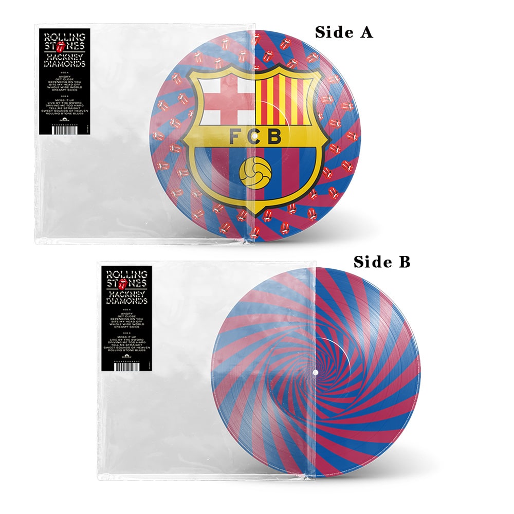 The Rolling Stones Hackney Diamonds FC Barcelona Picture Disc