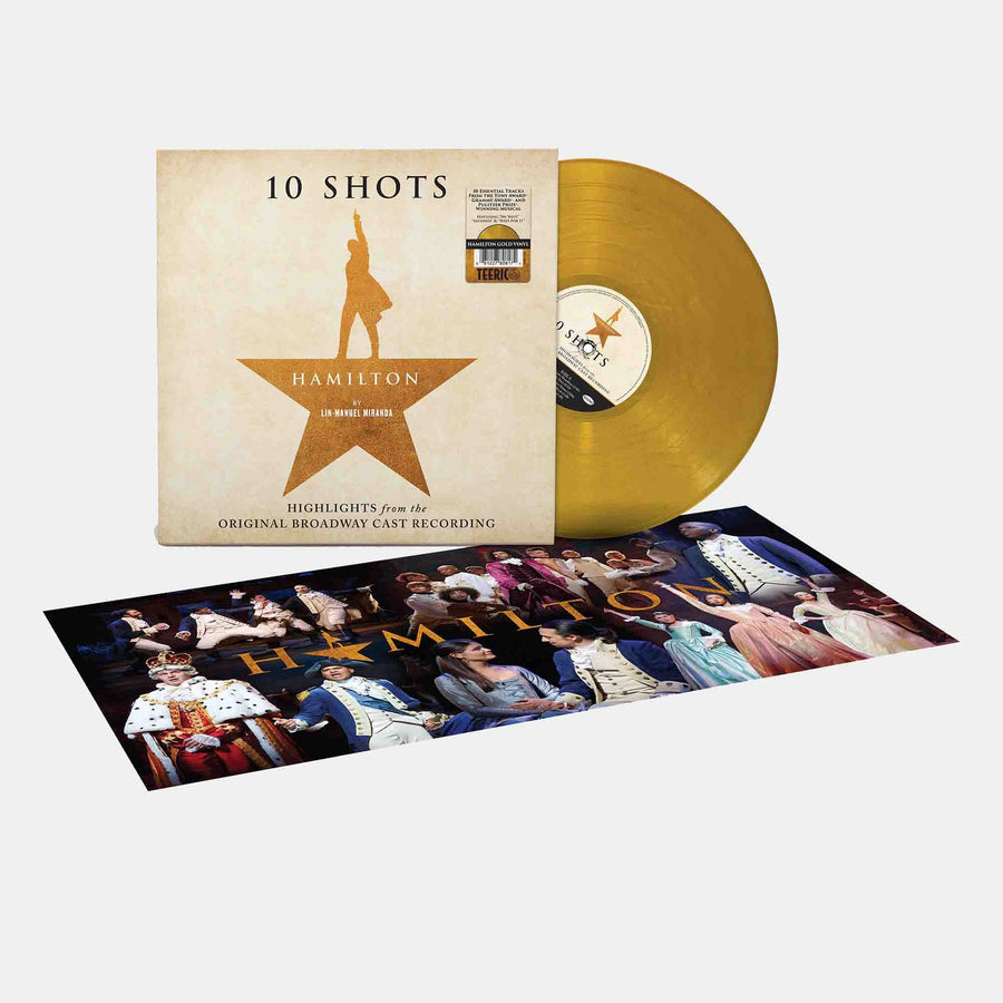 Hamilton 10 Shots Highlights From The Original Broadway Cast Recording (Hamilton Gold Vinyl)