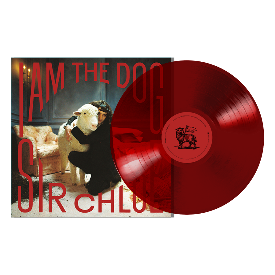 Sir Chloe - I Am The Dog Autographed Ruby Colored Vinyl LP With Image Poster