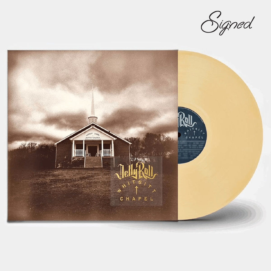 Jelly Roll - Whitsitt Chapel HAND SIGNED Custard Yellow Colored Vinyl LP