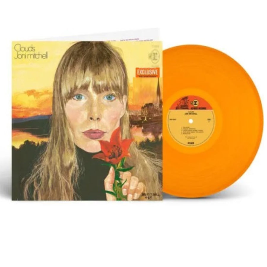 Joni Mitchell - Clouds Exclusive Limited Edition Orange Colored Vinyl LP Record