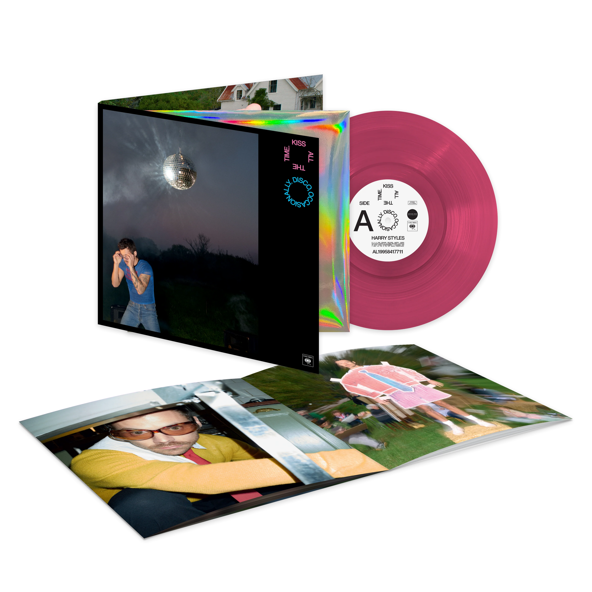 Kiss All The Disco限定Pinkレコード Harry Styles Kiss All the Time. Disco, Occasionally Single Kiss
