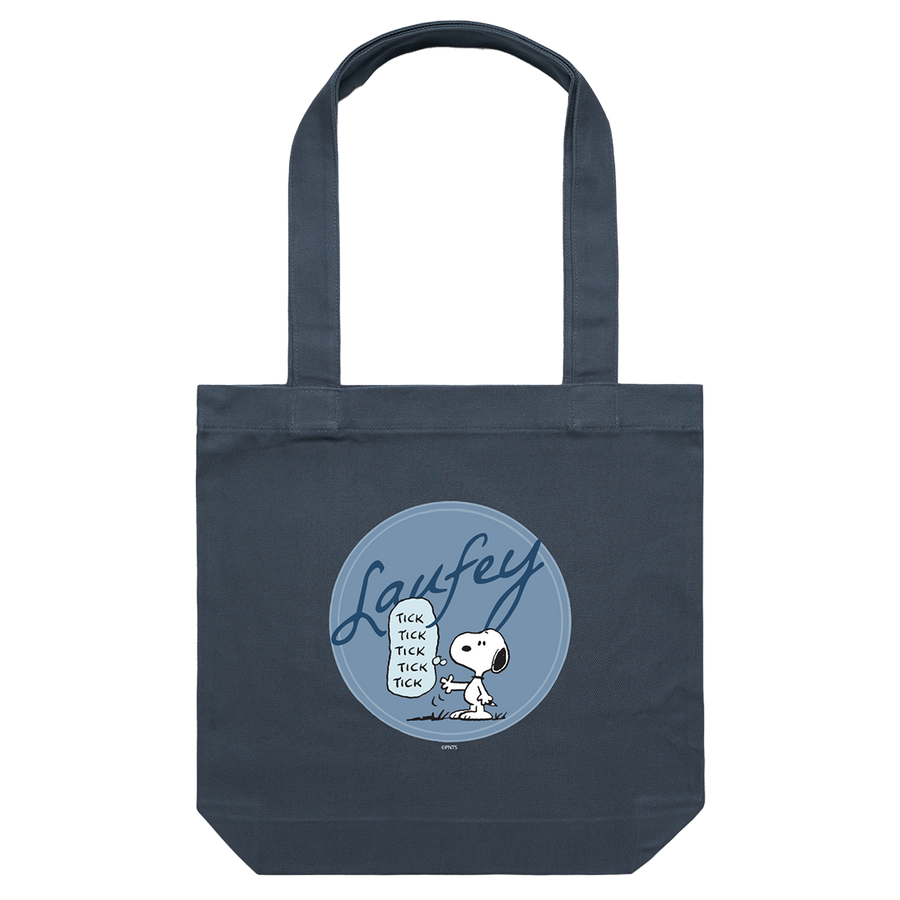 Laufey Tour exclusive Snoopy Peanuts Tick Tick Tick tote bag