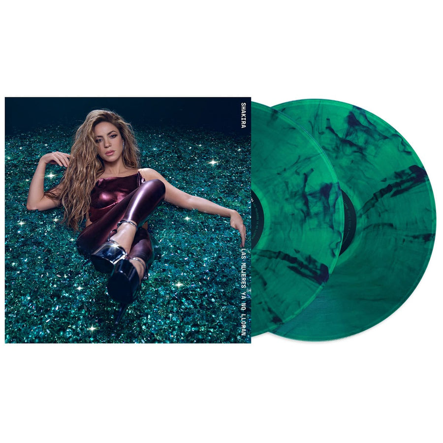Shakira - Las Mujeres Ya No Lloran Exclusive Limited Edition Emerald Green Swirled Vinyl 2LP