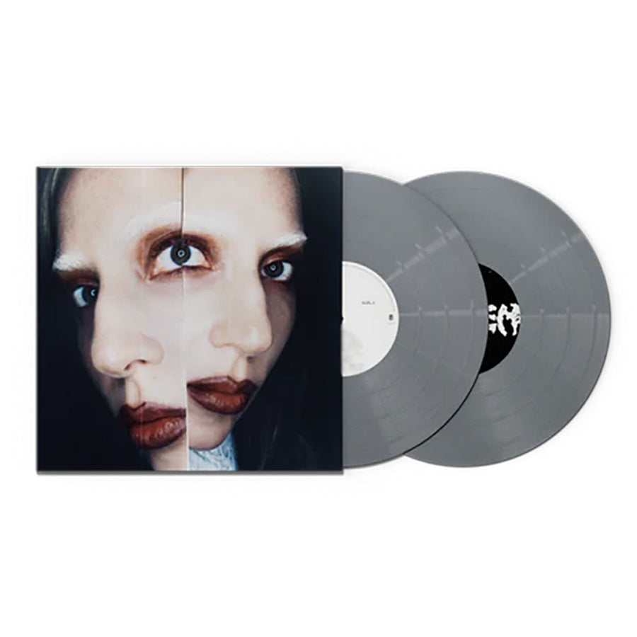 Lady Gaga - Mayhem 002 Exclusive Opaque Silver Color Vinyl 2LP with Etched Art Poster