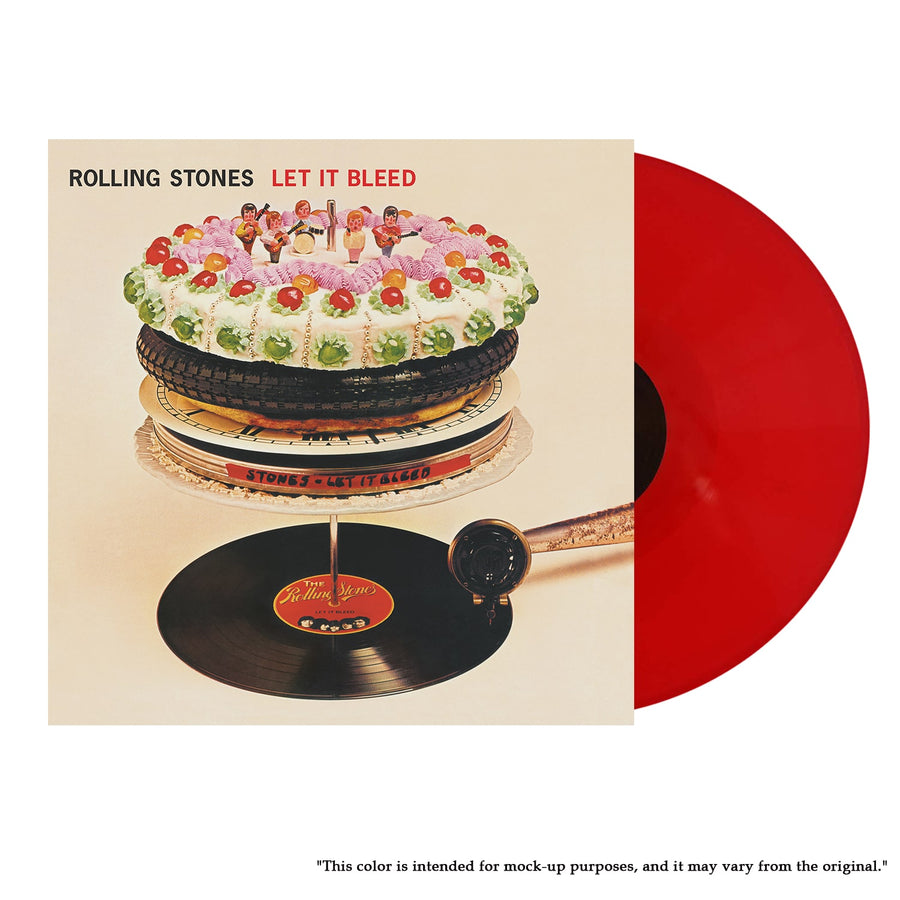 The Rolling Stones - Let It Bleed Exclusive Limited Red Color Vinyl LP