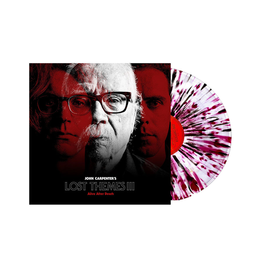 John Carpenter - Lost Themes III Alive After Death Limited Edition Clear Red Black Splatter Vinyl LP Record