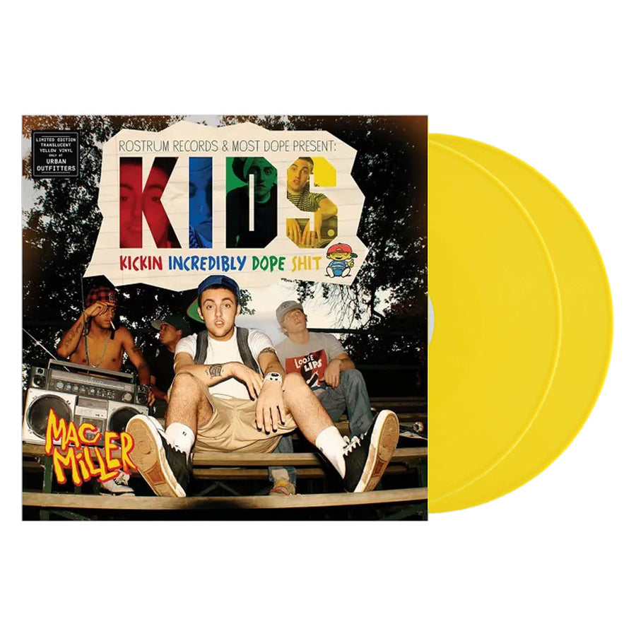 Mac Miller - K.I.D.S. Exclusive Yellow Colored Vinyl Album 2xLP Record