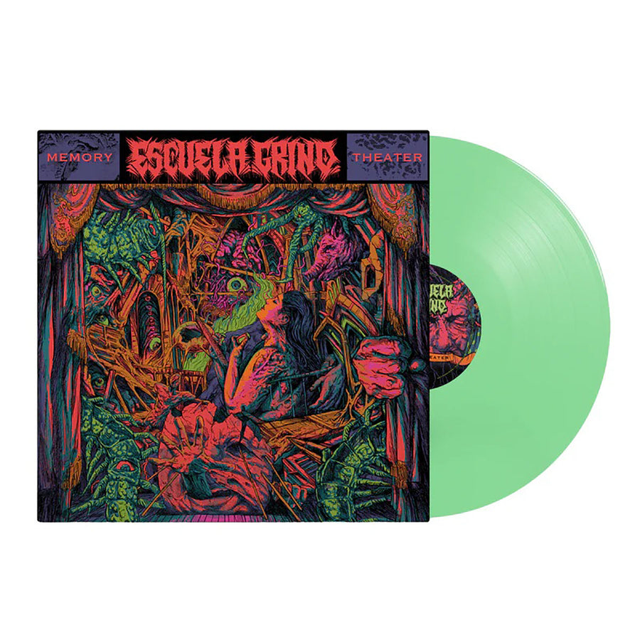 Escuela Grind - Memory Theater Exclusive Limited Edition Coke Bottle Clear Color Vinyl LP Record