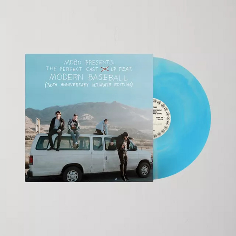 Modern Baseball - MOBO Presents: The Perfect Cast LP feat. Modern Baseball (30th Anniversary Ultimate Edition) Exclusive Clear with Baby Blue Swirl Vinyl LP