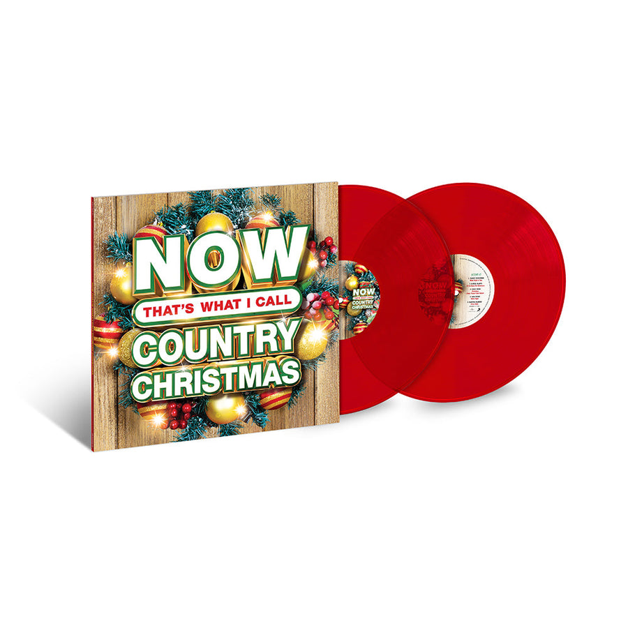 NOW That's What I Call Country Christmas Music Limited Edition Red Colored 2LP Vinyl Record