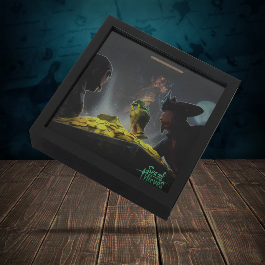 Sea of Thieves Gold Hoarders Glass Money Box