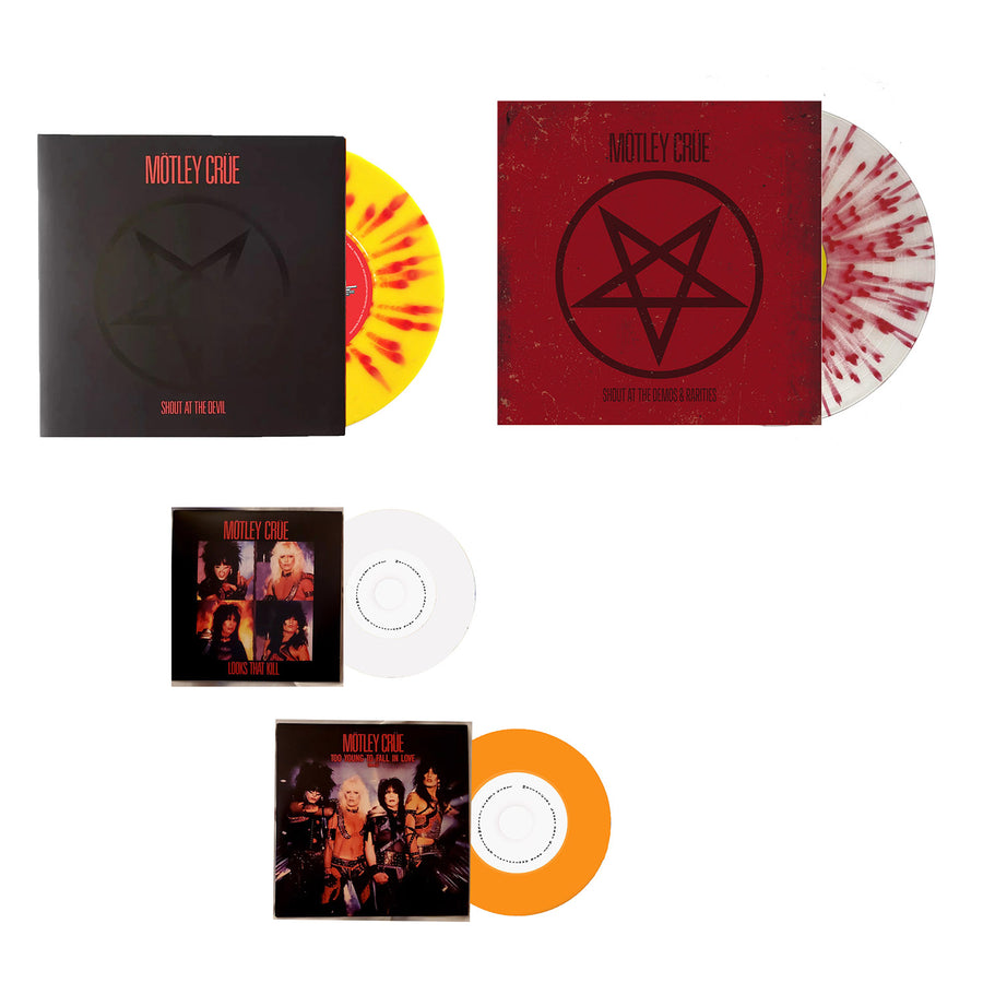 Mötley Crüe - Shout At The Devil Exclusive 40th anniversary Edition Vinyl Bundle Pack