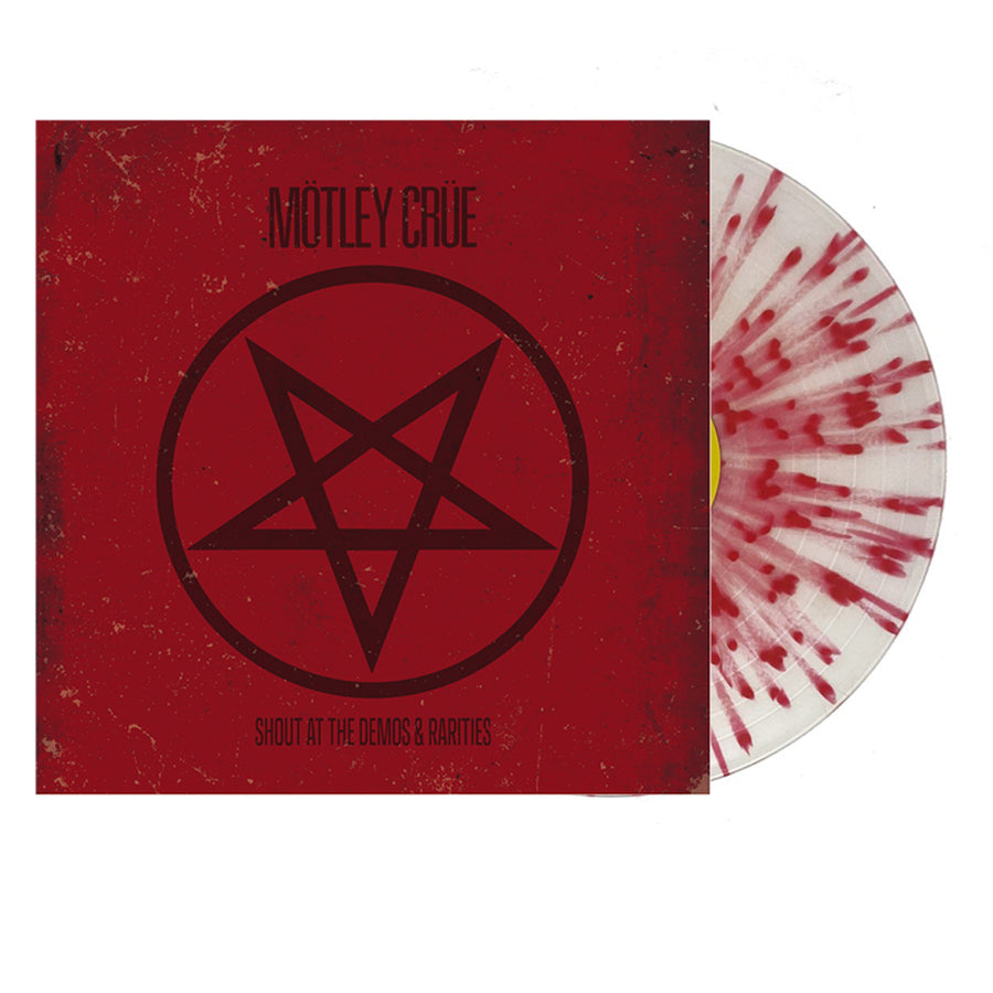 Mötley Crüe - Shout At The Demos & Rarities Exclusive 40th Anniversary Edition Red White Splatter Vinyl LP