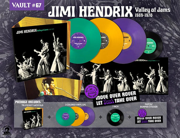 Jimi Hendrix's Valley of Jams 1969-1970 (VAULT #67) 3LP Color