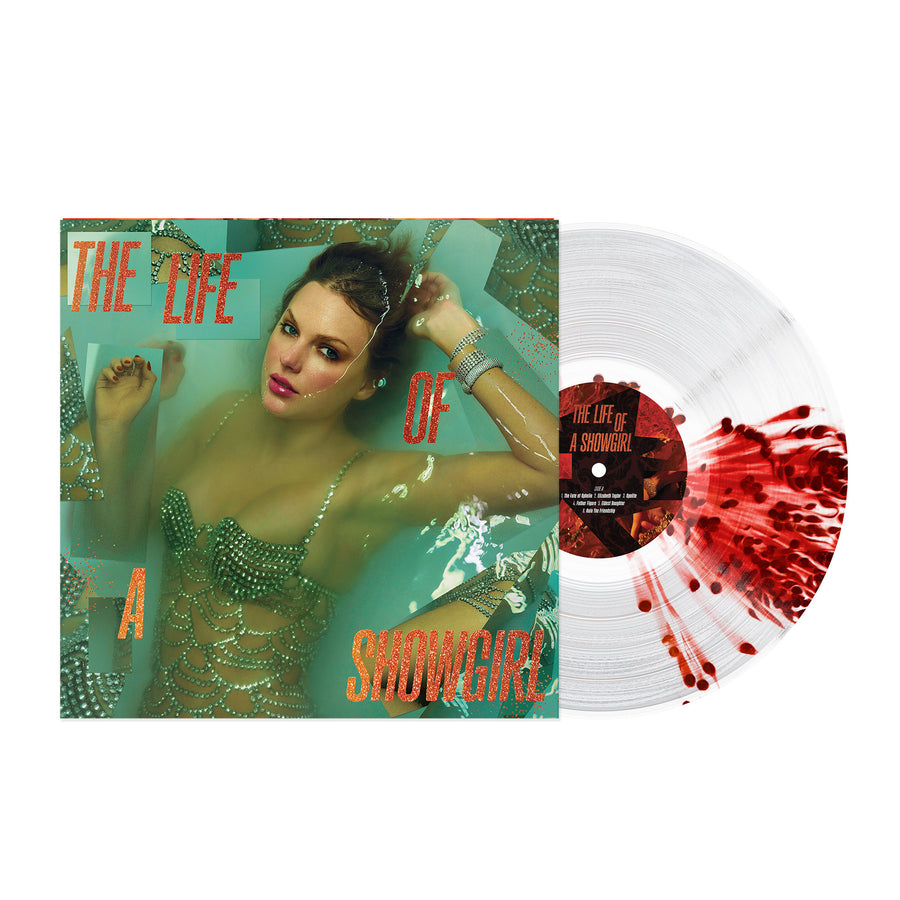 Taylor Swift The Life of a Showgirl: Honestly Wild Transparent Vinyl LP