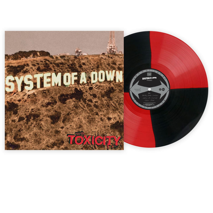 System Of A Down - Toxicity Exclusive VMP Club Edition Red & Black Colored Vinyl LP ROTM