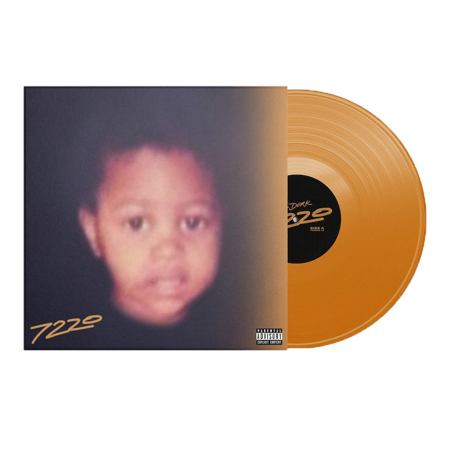 Lil Durk - 7220 Exclusive Signed Transparent Orange Color Vinyl 2x LP Record