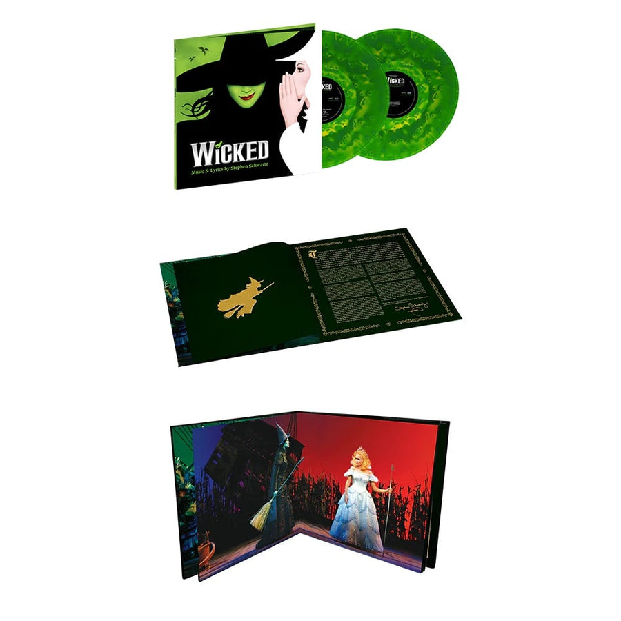 Wicked Soundtrack Exclusive 20th Anniversary Edition Wicked Green 2LP Color Vinyl Record
