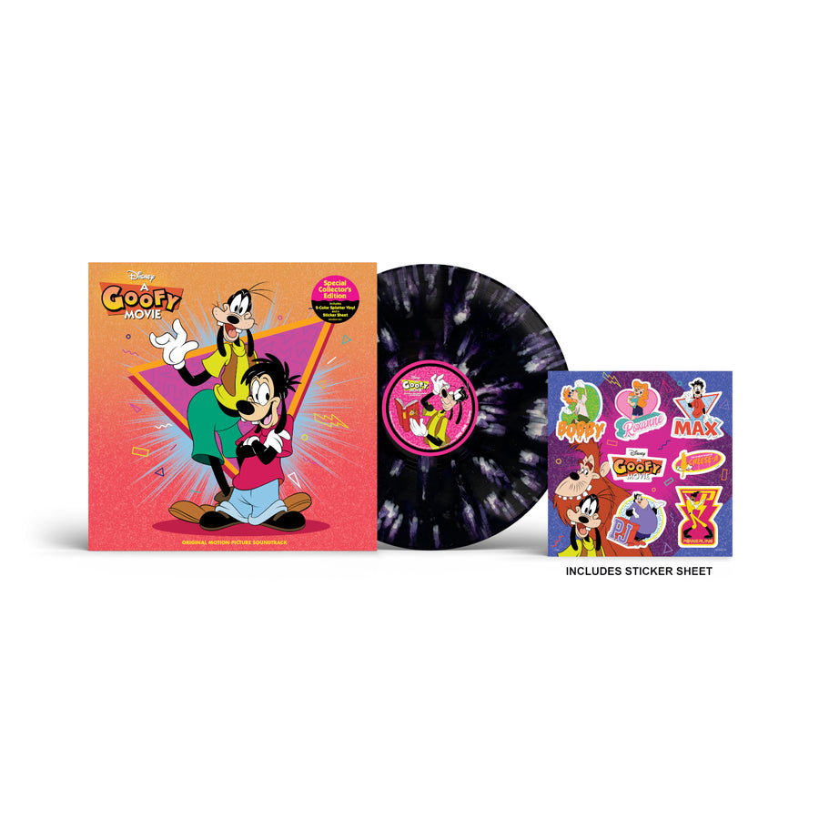 A Goofy Movie Original Motion Picture Soundtrack Purple Black Splatter VInyl LP