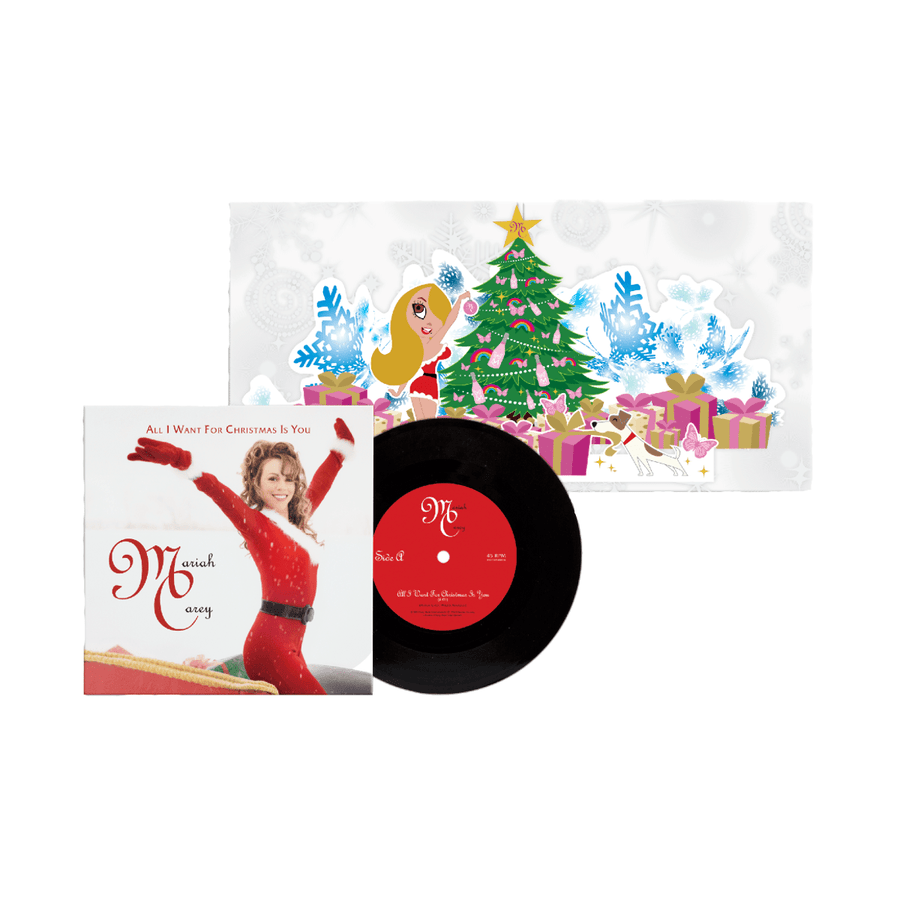 Mariah Carey - All I Want For Christmas Is You Limited Edition 7-inch Single Vinyl with Pop-up Gatefold Cover