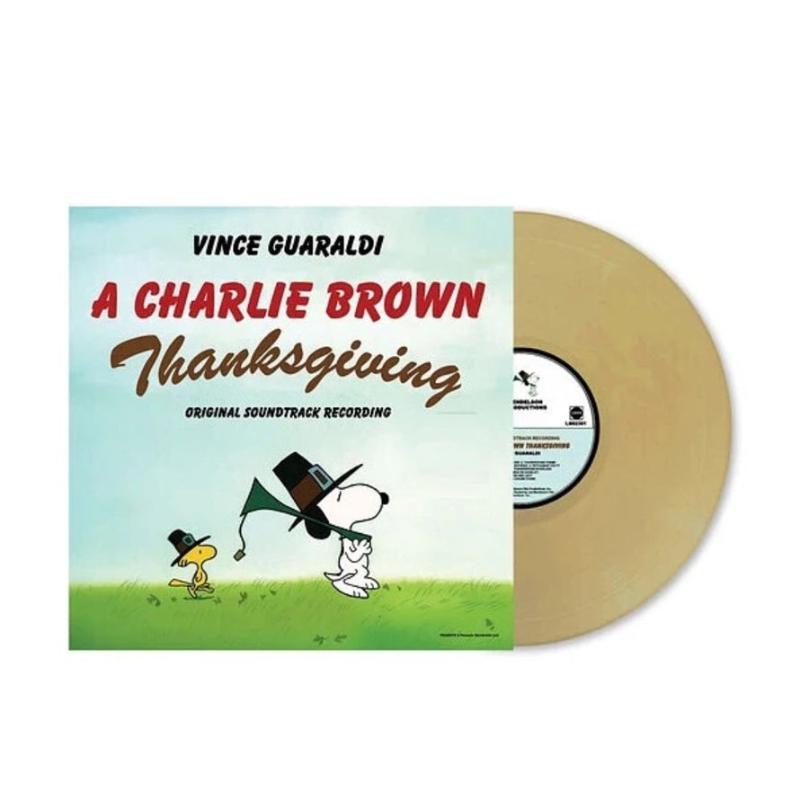 A Charlie Brown Thanksgiving, by Vince Guaraldi, The Vince Guaraldi Quintet 2024 Turkey Exclusive Limited Tan Color Vinyl LP