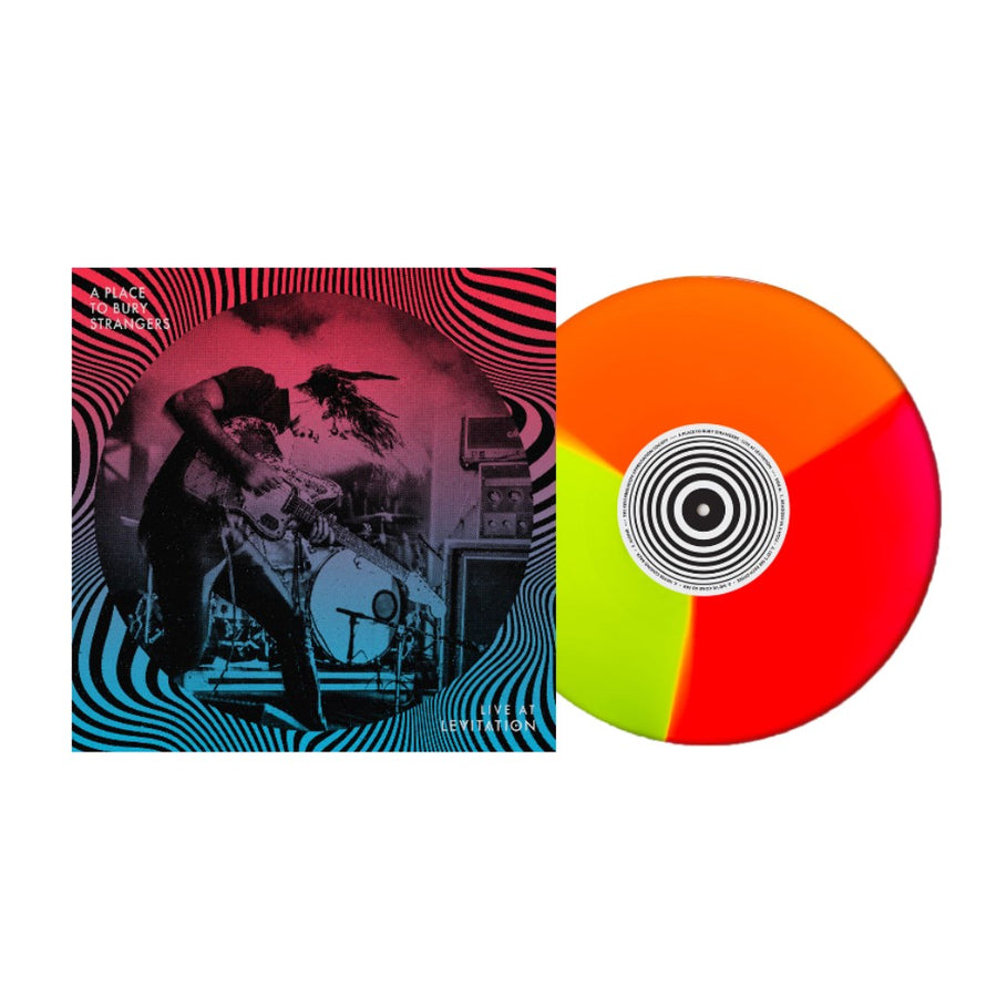 A Place To Bury Strangers - Live at Levitation Exclusive Neons Tri-Color Vinyl LP Limited Edition #500 Copies
